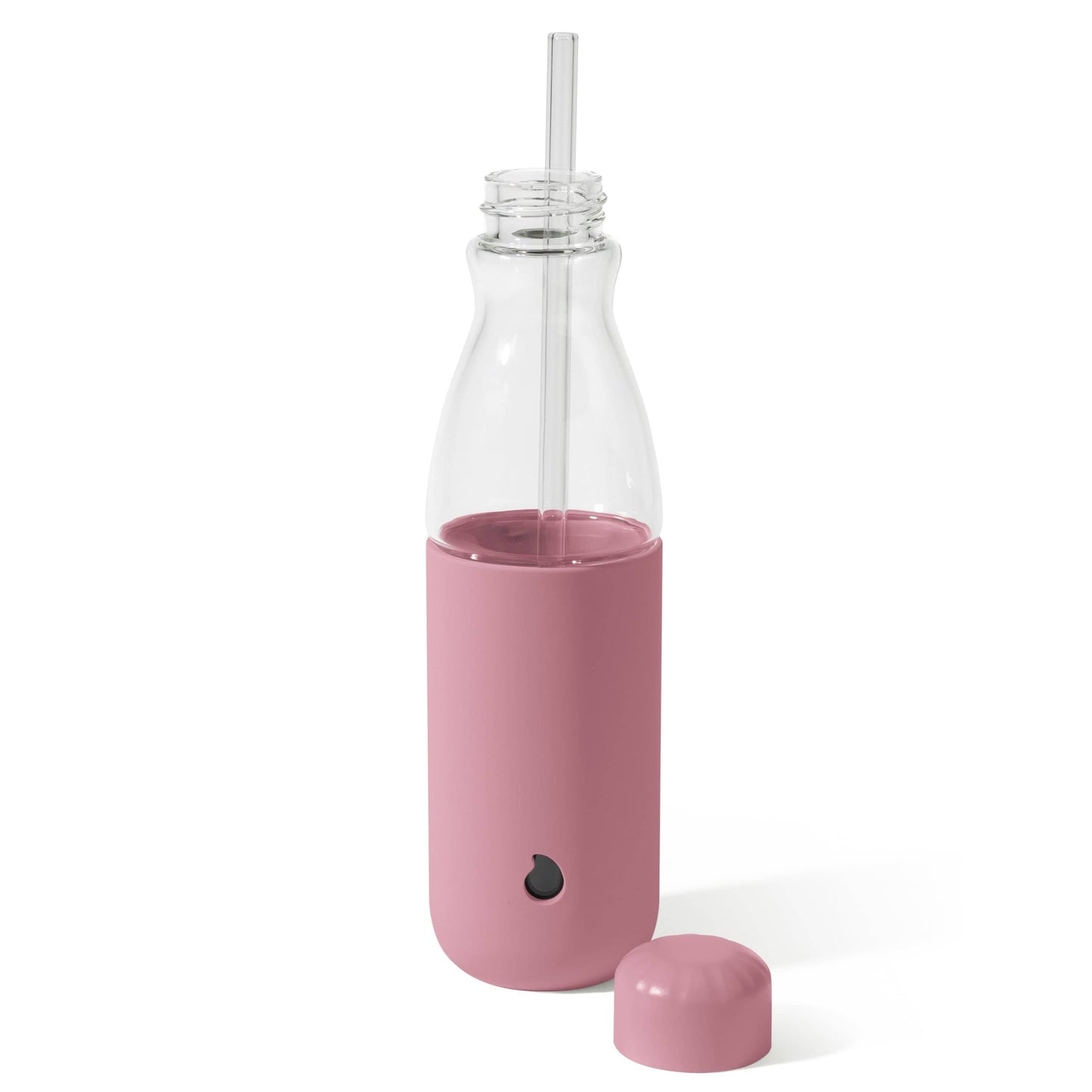 glass-original-bottle-18oz-i9 18oz_Dusty_Pink_Glass_Original_Bottle_Front_Cap_Off_Straw_In_Front_Cap_On_Straw_In.jpg