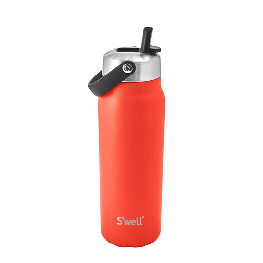 explorer-with-flip-straw-lid-24oz-c8 Swell-24oz-Explorer-Radiant-Coral-Front-Straw-Up-2.jpg