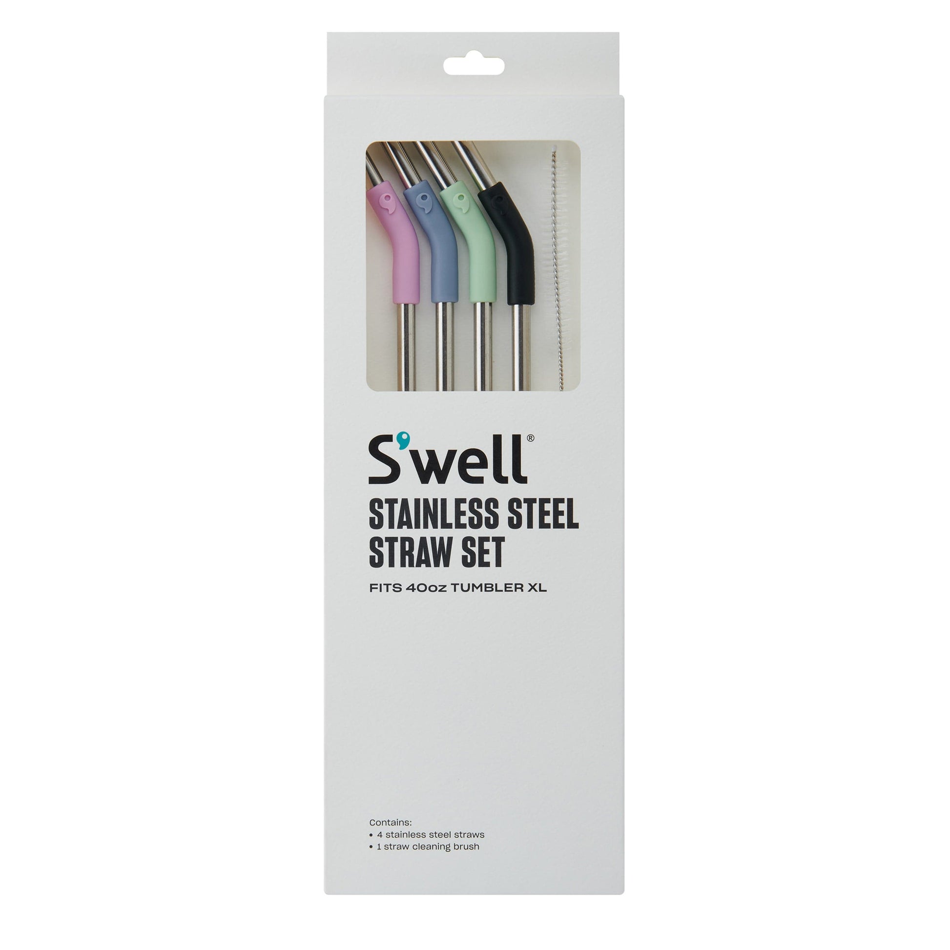 40oz-tumbler-xl-stainless-steel-straw-set-i1 Swell-Stainless-Steel-Elbow-Straws-40oz-Multicolor-Packaging.jpg
