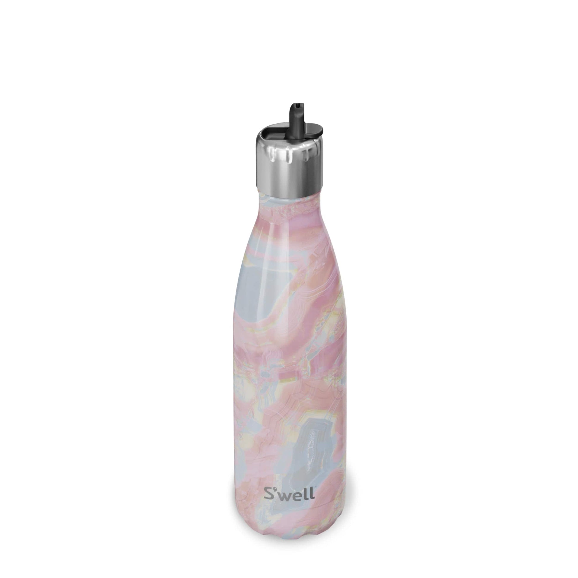 original-bottle-with-flip-straw-cap-17oz-f9 Swell-Water-Bottle-With-Straw-17oz-Pink-Geode-Rose-Straw-Up.jpg
